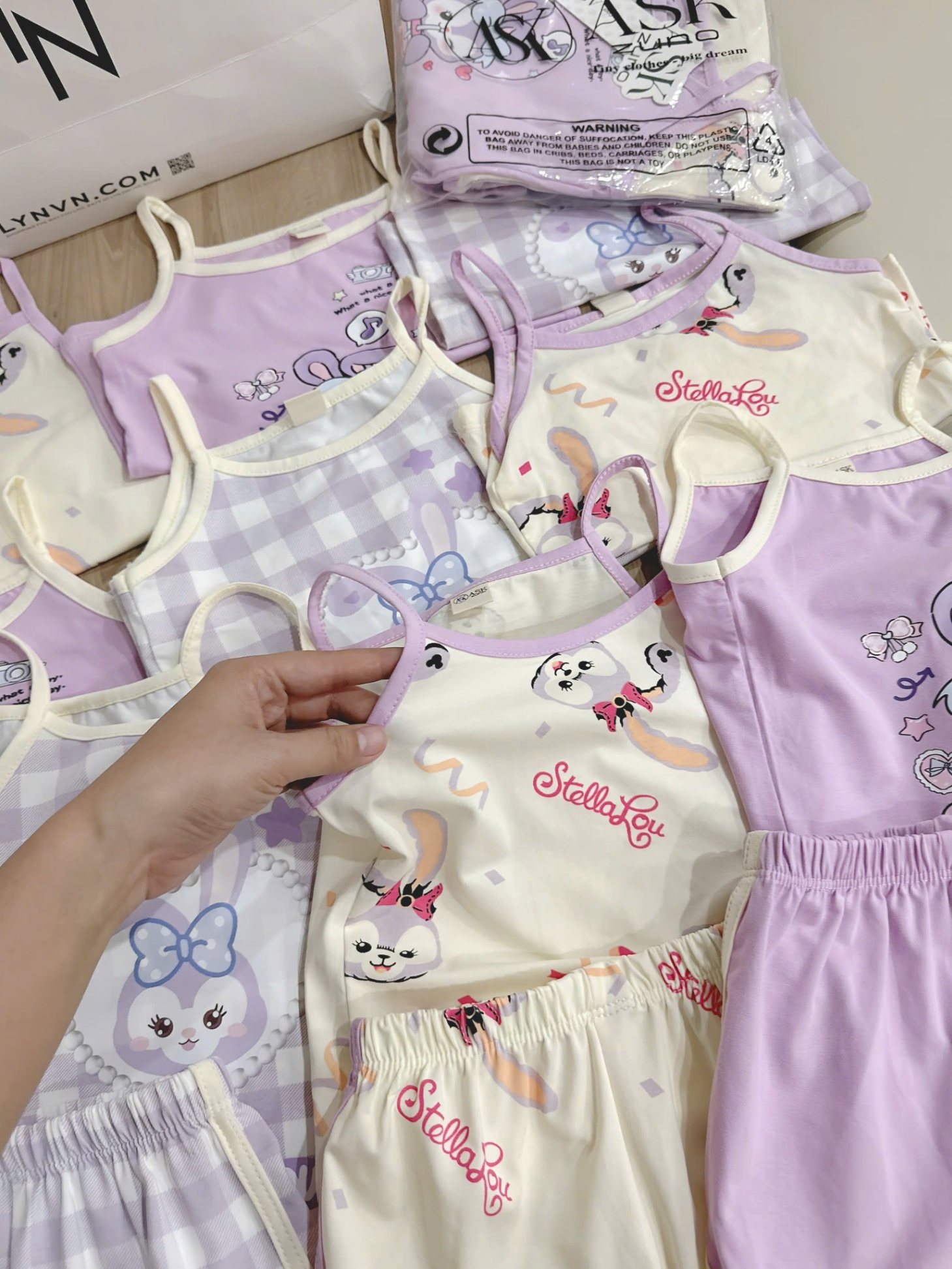 SET 3 BỘ 2 DÂY TÍM STELLA LU❤️