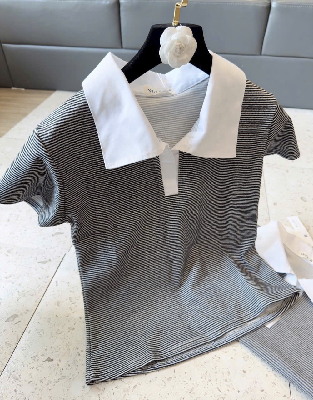 ÁO KẺ POLO WGWE HOT HIT