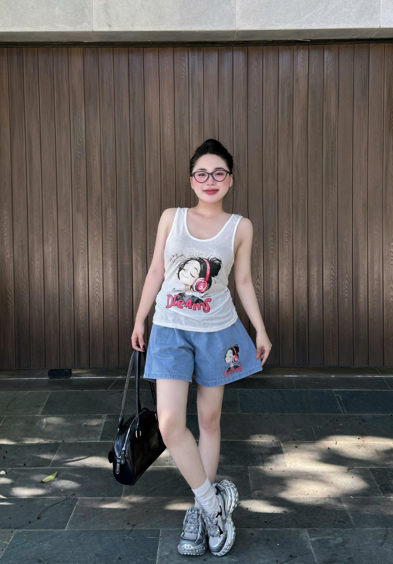 SET BỘ SÁT NÁCH CÔ GÁI BUỘC TÓC PHỐI SOOC JEAN