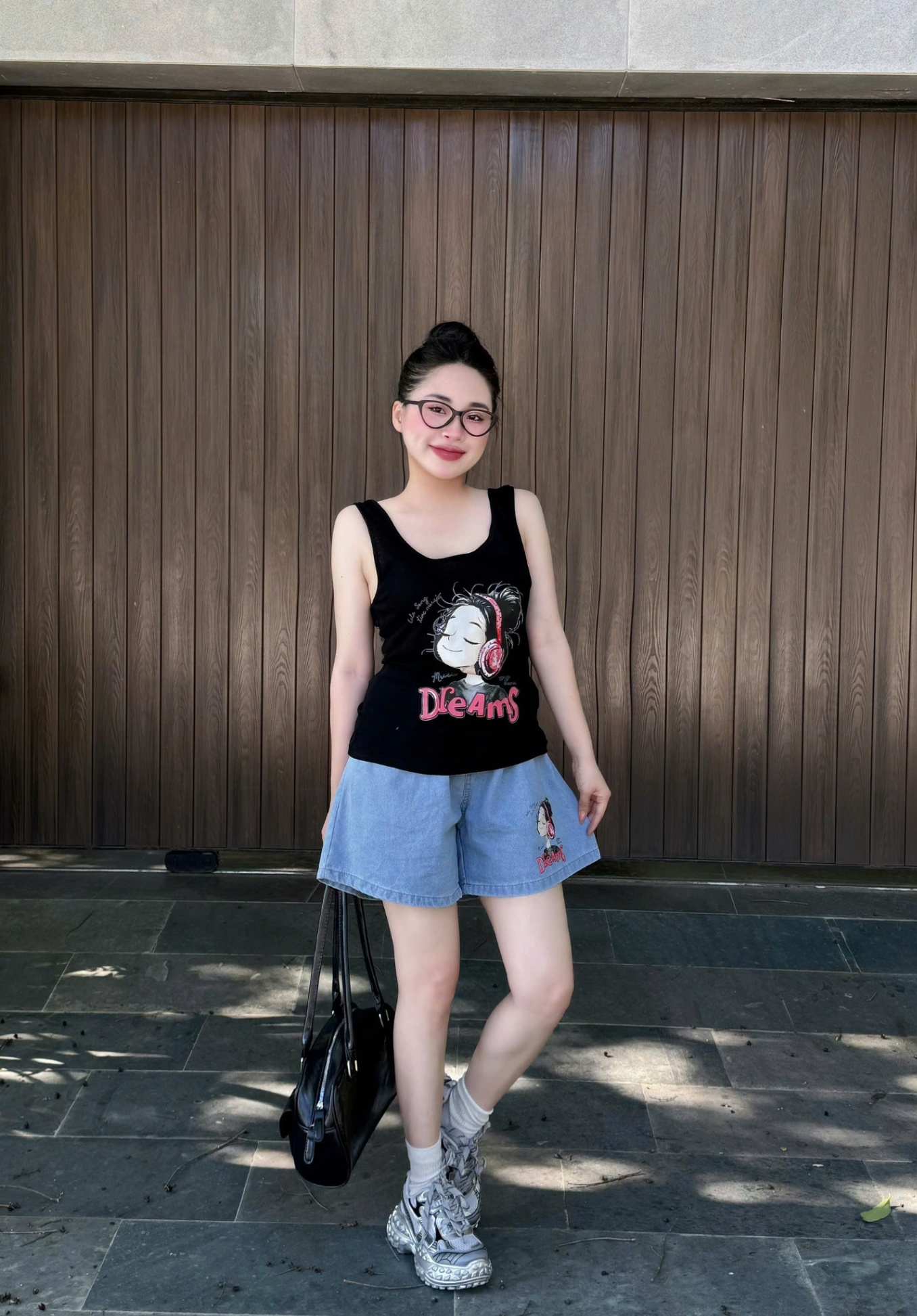 SET BỘ SÁT NÁCH CÔ GÁI BUỘC TÓC PHỐI SOOC JEAN