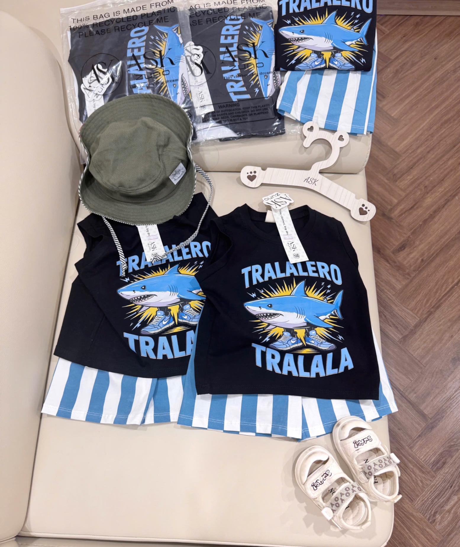 SET BỘ BÉ TRAI TRALALERO TRALALA