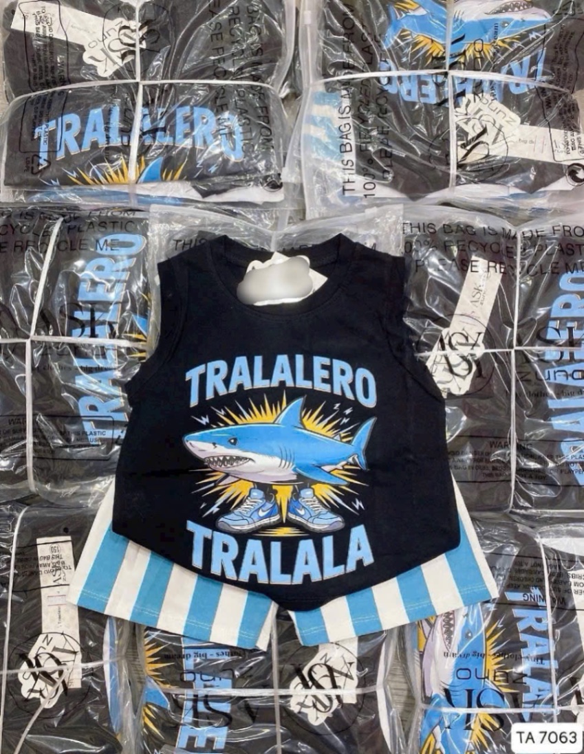 SET BỘ BÉ TRAI TRALALERO TRALALA