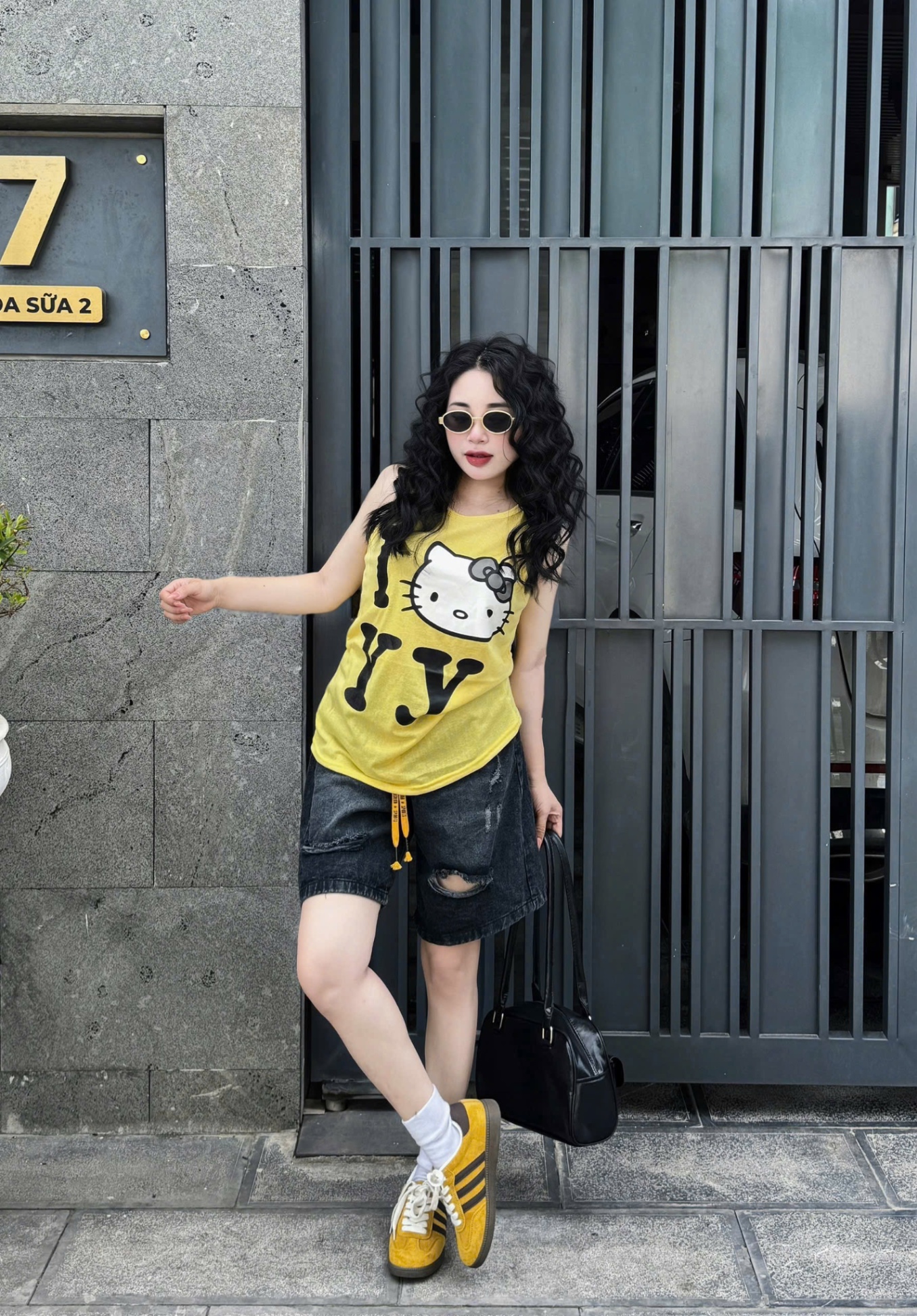BỘ SÁT NÁCH MÈO KITTY JY 4 MÀU