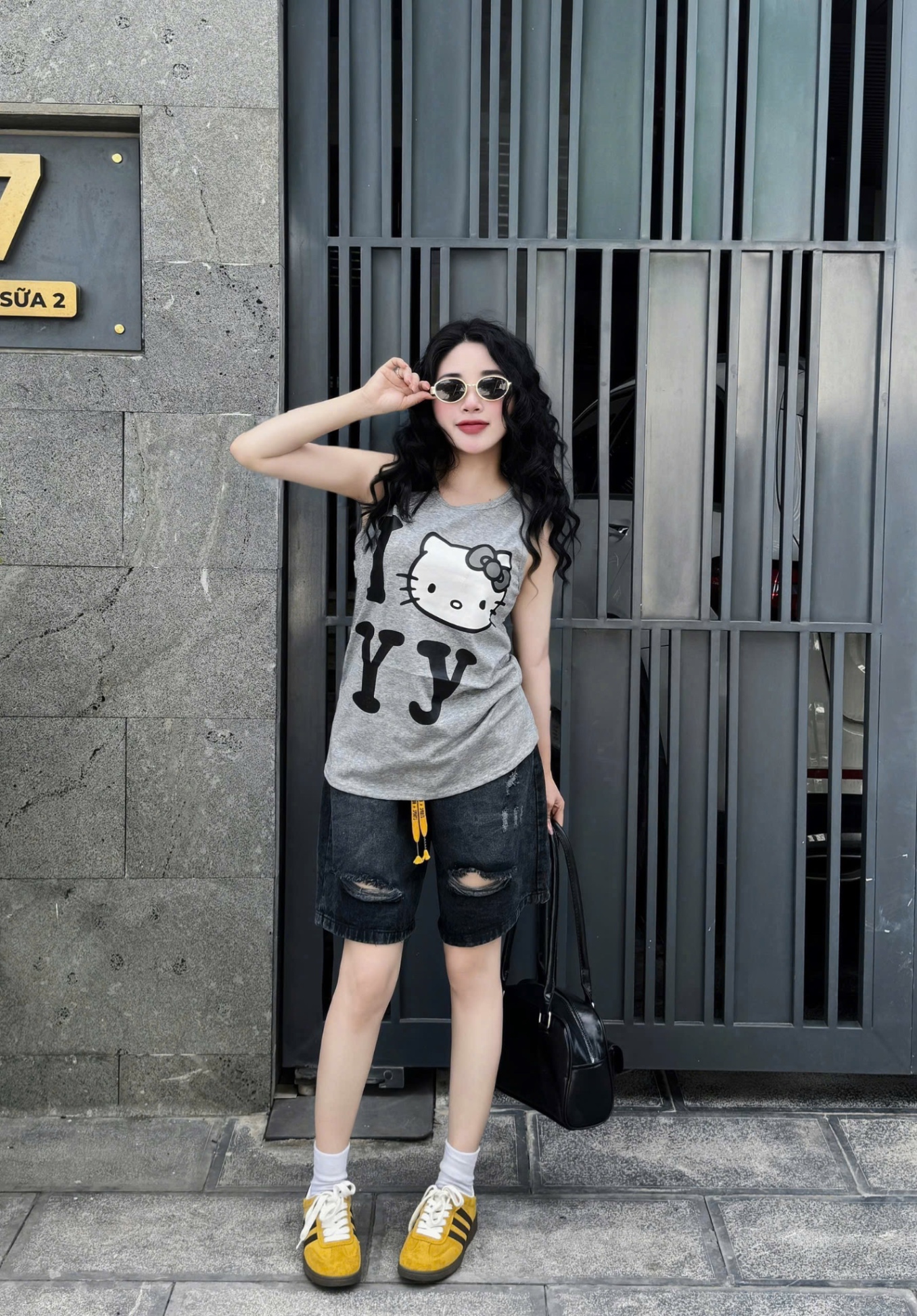 BỘ SÁT NÁCH MÈO KITTY JY 4 MÀU