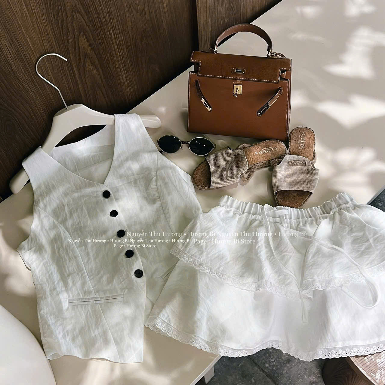 SET ĐŨI SÁT NÁCH CHÂN VÁY TẦNG CÓ LÓT