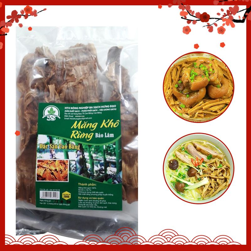 Măng khô rừng Bảo Lâm (200G) ngon, sạch, không chất bảo quản