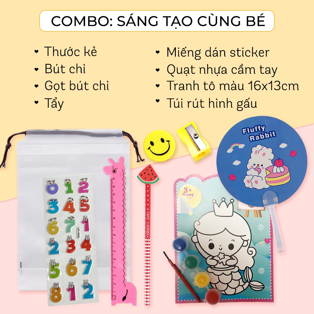 Combo: Sáng tạo cùng bé