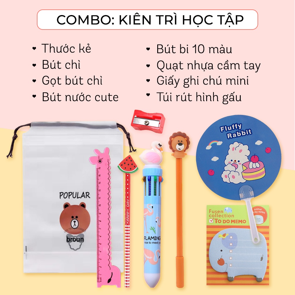 Combo: Kiên trì học tập