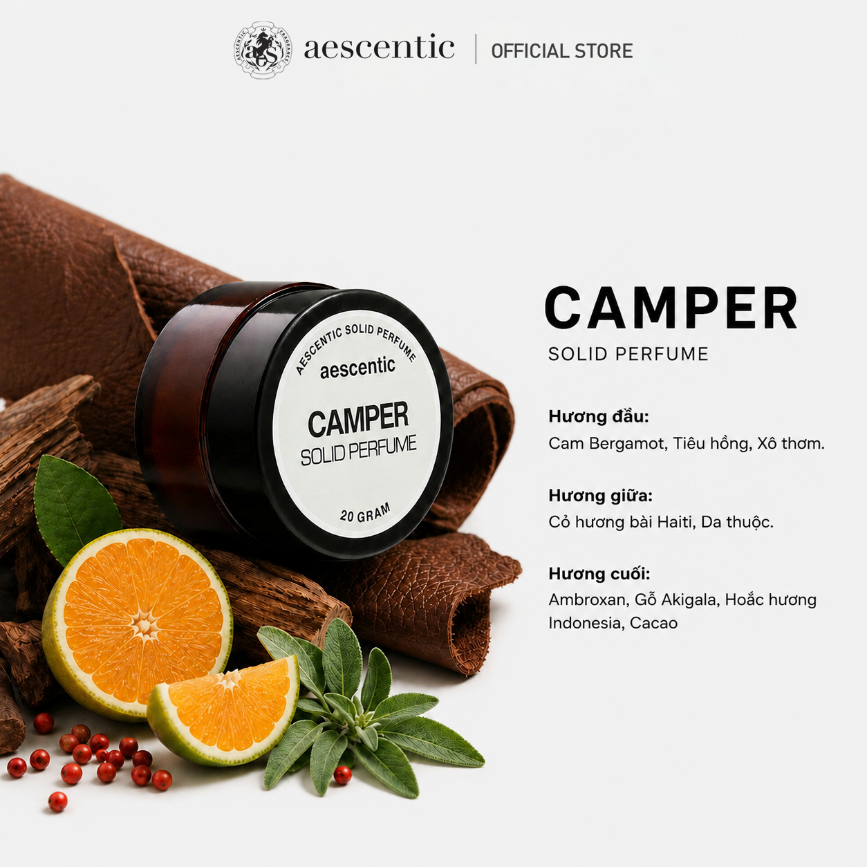 Sáp nước hoa AES CAMPER - 20gr