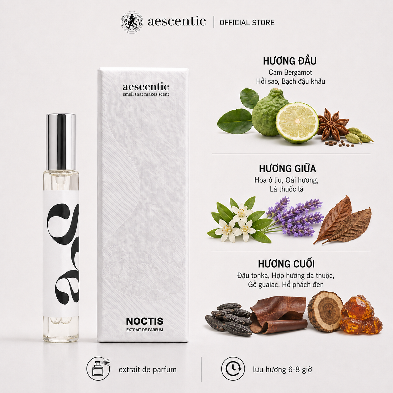 Nước hoa Aescentic NOCTIS