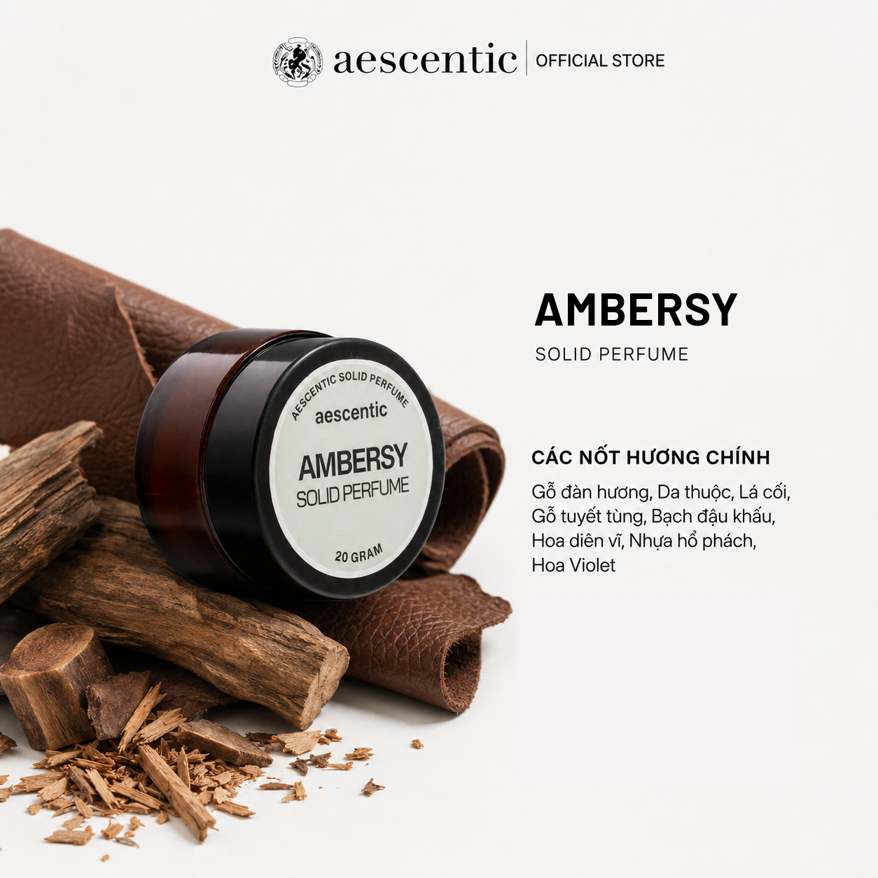 Sáp nước hoa AES AMBERSY - 20gr
