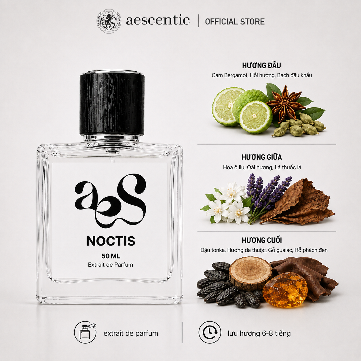 Nước hoa Aescentic NOCTIS