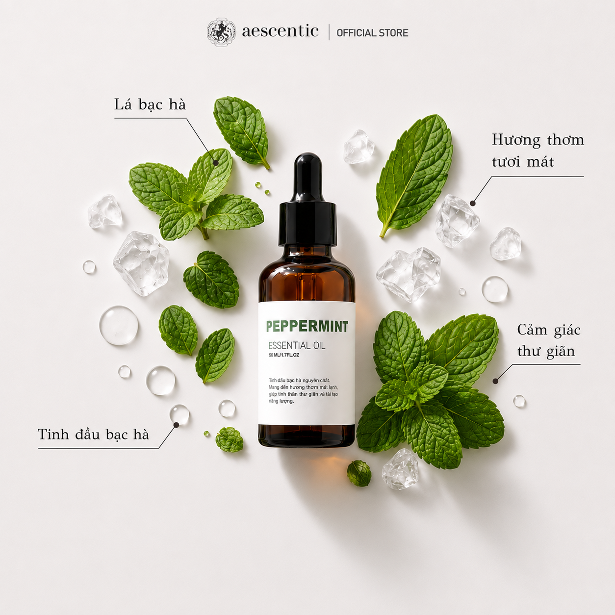 Tinh Dầu Nguyên Chất - PEPPERMINT