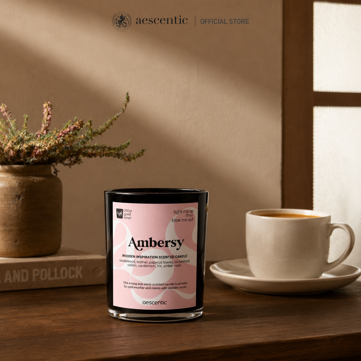 Nến thơm hương nước hoa Aescentic - Ambersy