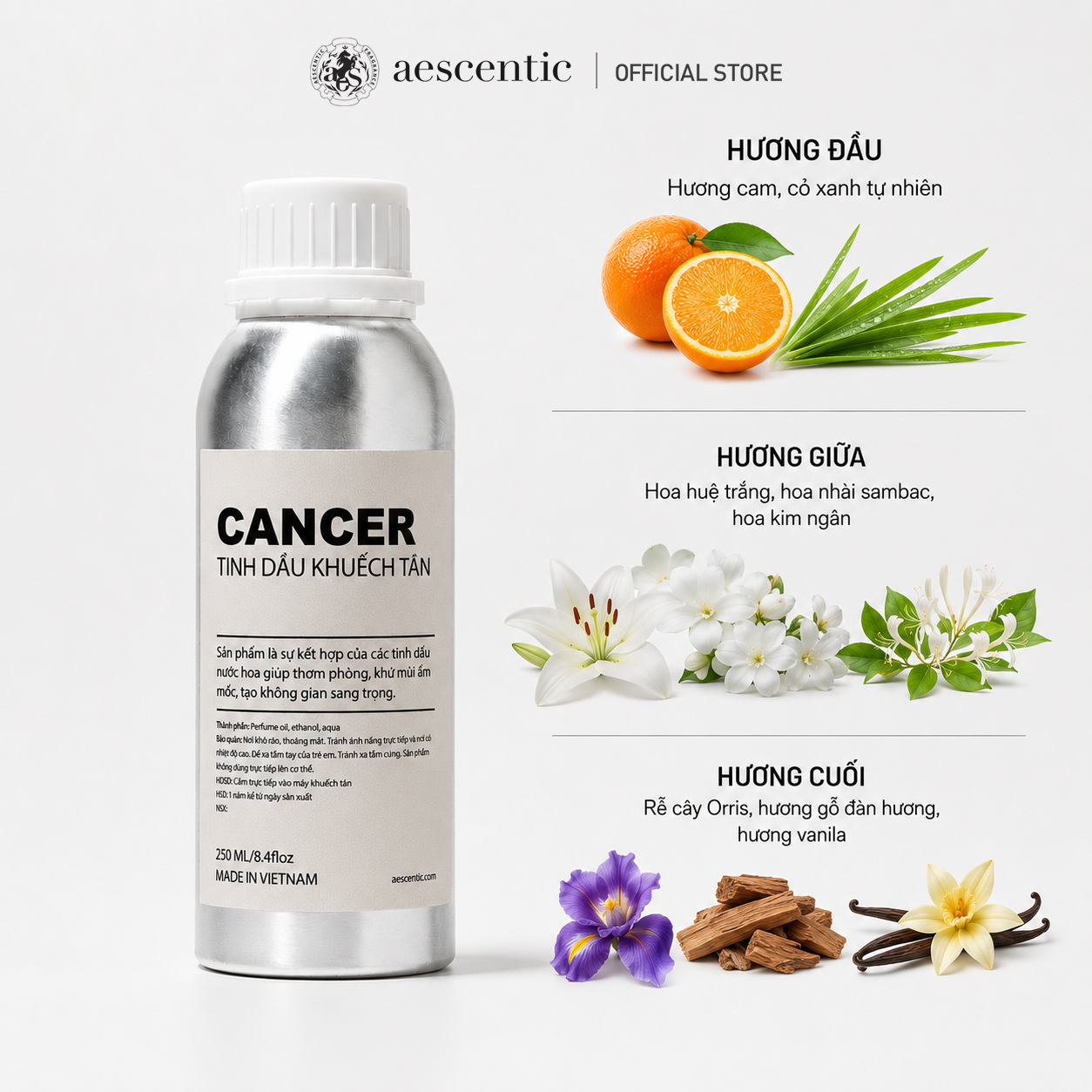 Tinh Dầu Khuếch Tán - CANCER