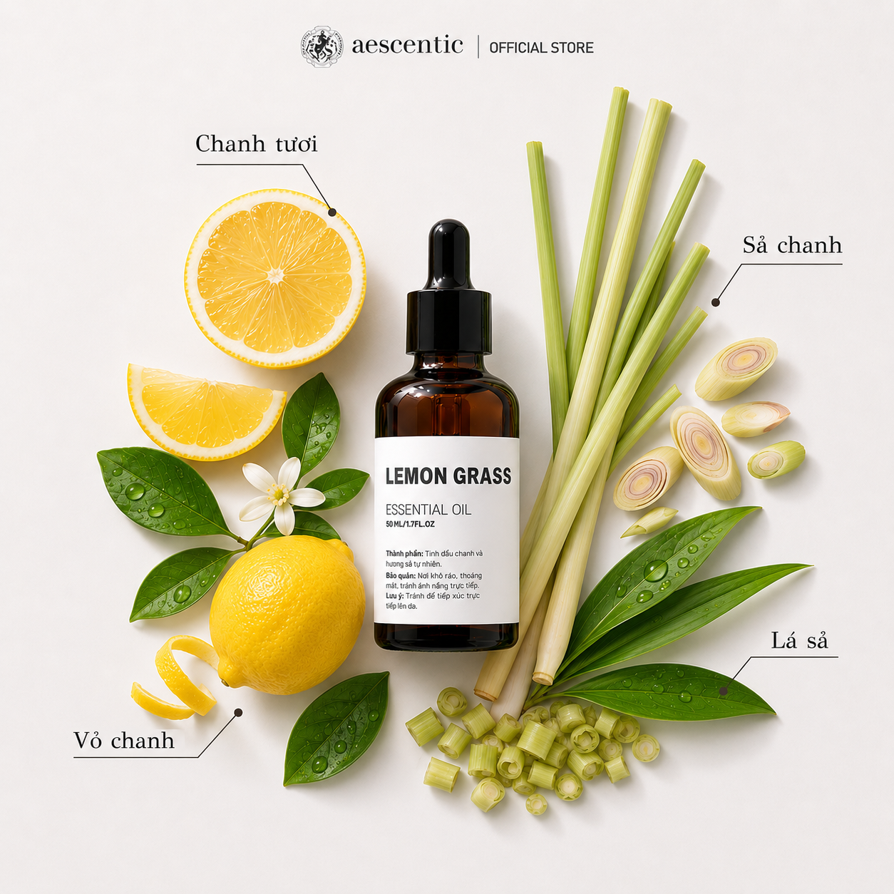 Tinh Dầu Nguyên Chất - LEMON GRASS