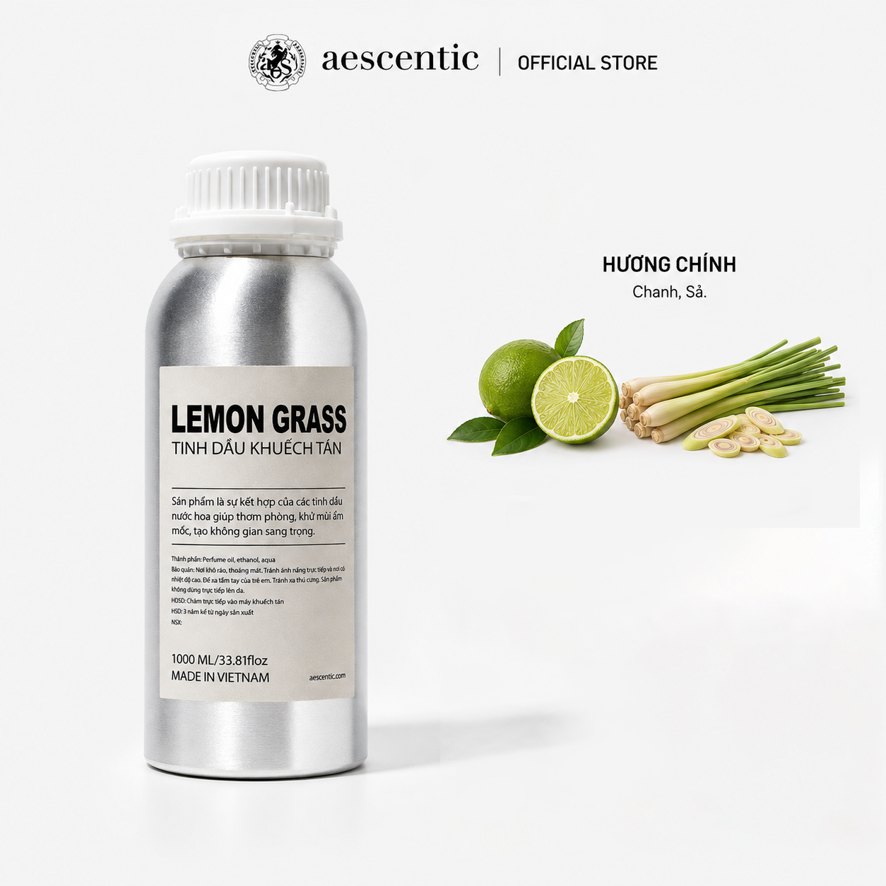 Tinh Dầu Khuếch Tán - LEMON GRASS