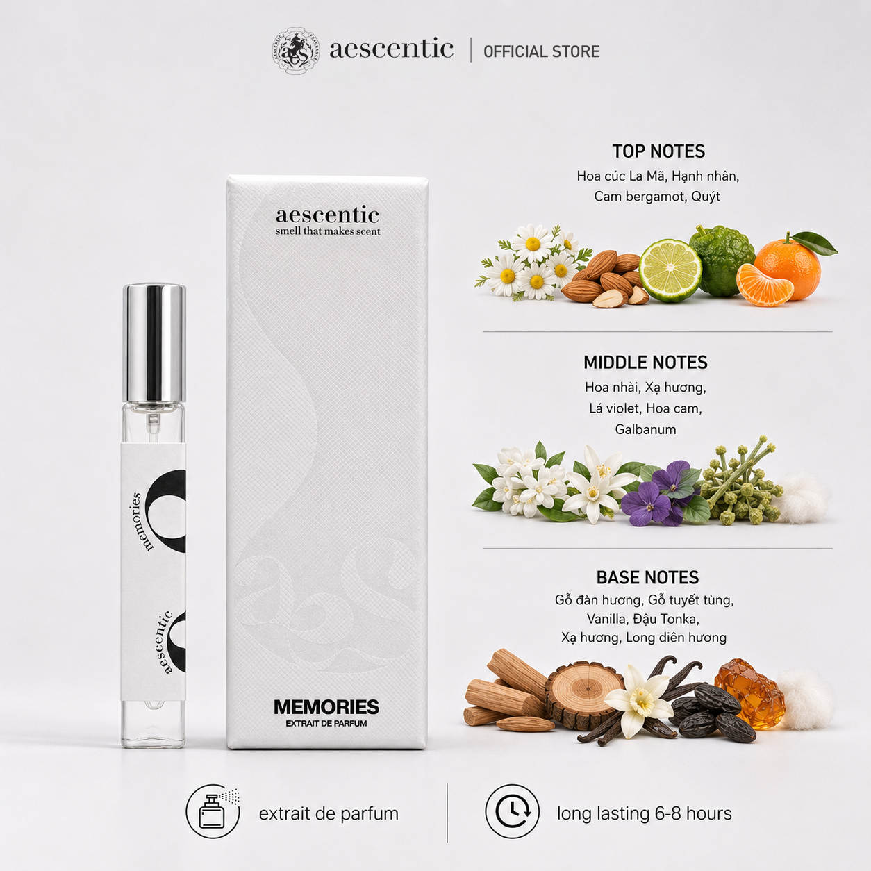 Nước hoa Aescentic MEMORIES