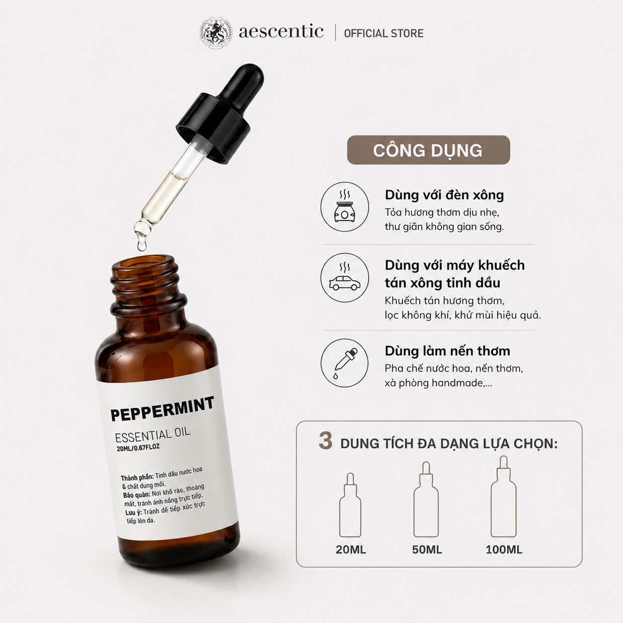 Tinh Dầu Nguyên Chất - PEPPERMINT