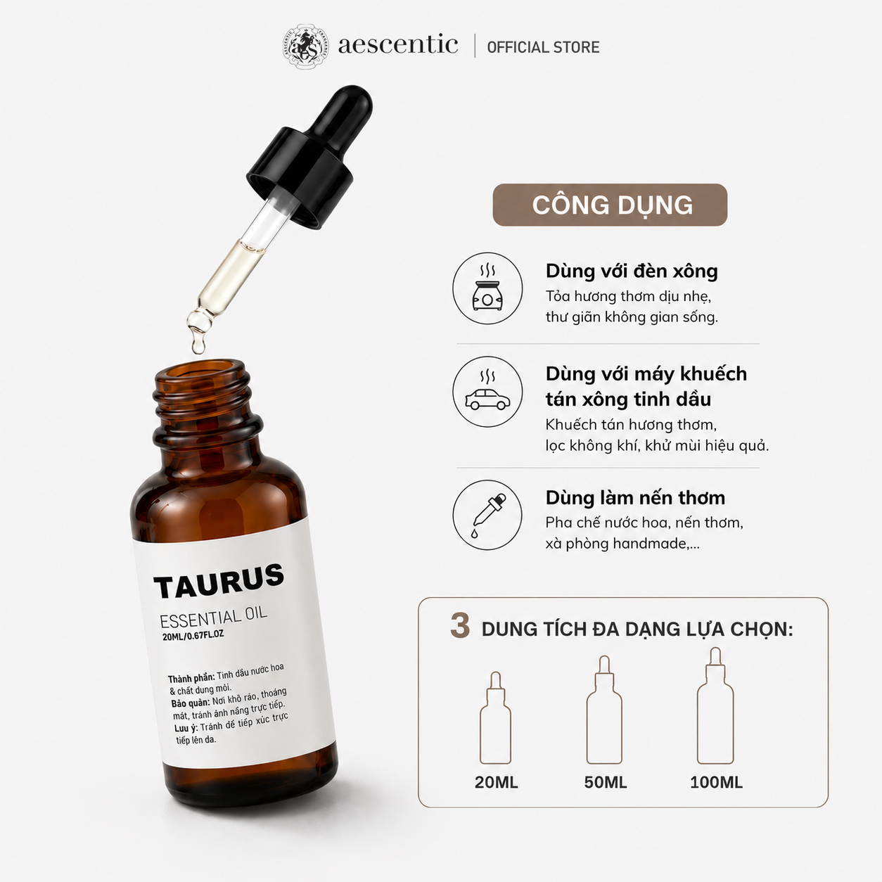 Tinh Dầu Nguyên Chất - TAURUS
