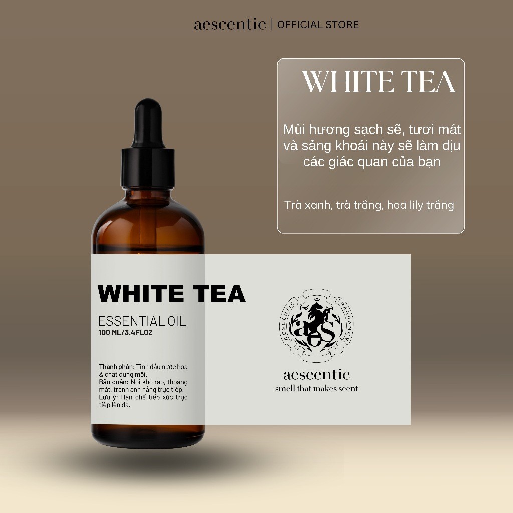 Tinh Dầu Nguyên Chất - WHITE TEA