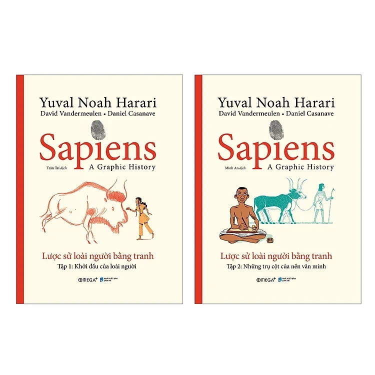 Combo 2 Cuốn Sapiens: Lược Sử Loài Người Bằng Tranh - Yuval Noah Harari