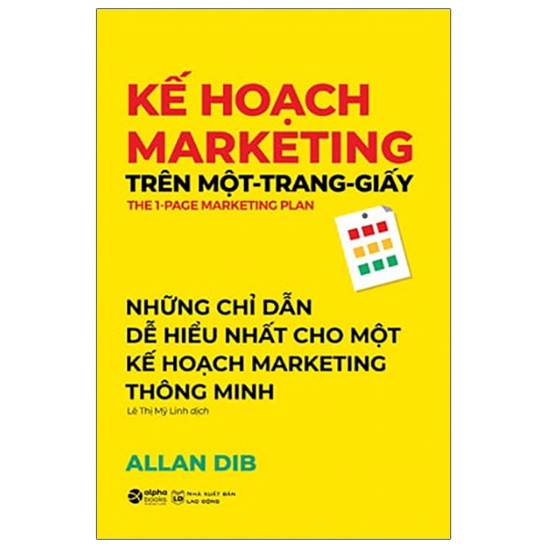 Kế Hoạch Marketing Trên Một Trang Giấy - Allan Dib