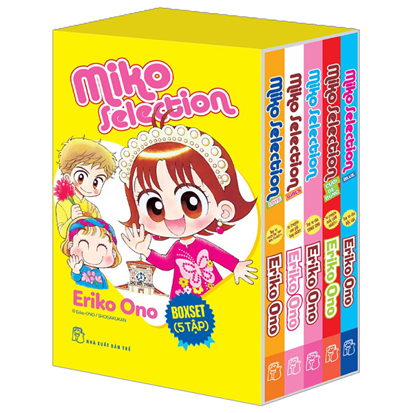 Boxset Nhóc Miko! Cô Bé Nhí Nhảnh - Miko Selection (Bộ 5 Tập) - Eriko Ono