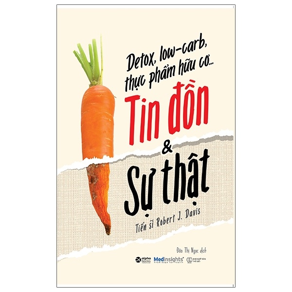 Detox, Low-Carb, Thực Phẩm Hữu Cơ…Tin Đồn & Sự Thật - Robert J. Davis