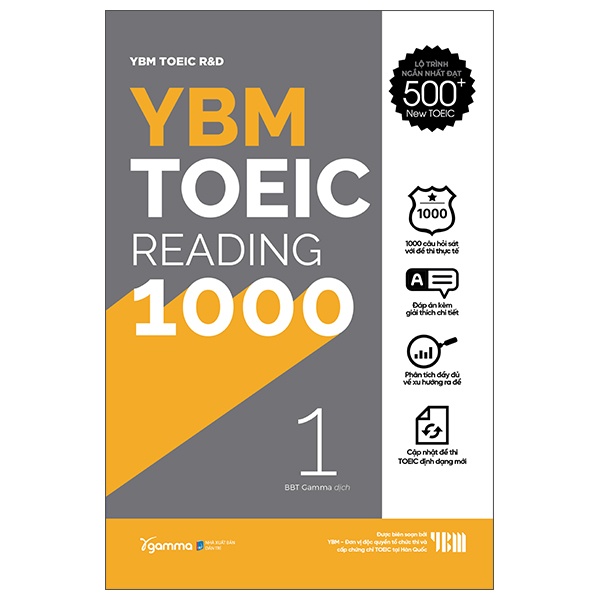 YBM TOEIC Reading 1000 - Vol 1 - YBM TOEIC R&D