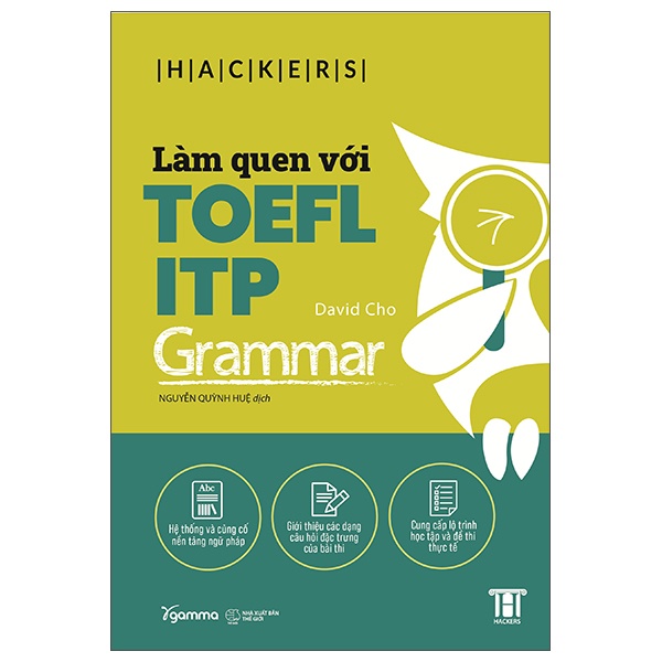 Làm Quen Với TOEFL ITP - Grammar - David Cho, Viện ngôn ngữ Hackers