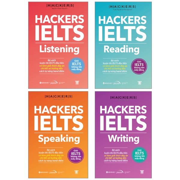 Hackers IELTS (Bộ 4 Cuốn) - Viện ngôn ngữ Hackers