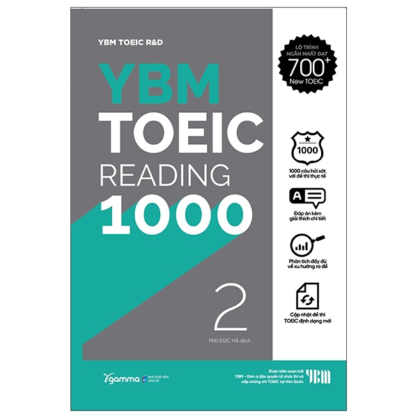 YBM TOEIC Reading 1000 - Vol 2 - YBM TOEIC R&D