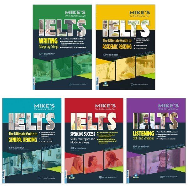 Mike's The Best Preparation Ever IELTS (Bộ 5 Cuốn) - Mike Wattie, Phil Biggerton