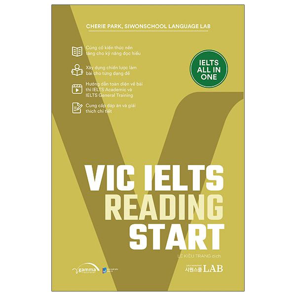 VIC IELTS Reading Start - Cherie Park, Siwonschool Language Lab