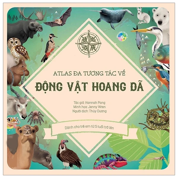 Atlas Đa Tương Tác Về Động Vật Hoang Dã - Hannah Pang, Jenny Wren