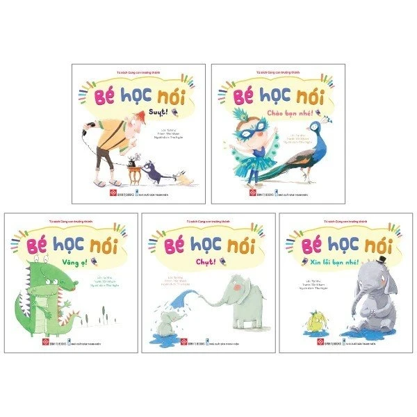 Bé Học Nói 1 - Bé Ngoan Ngoãn, Lễ Phép, Hiểu Chuyện (Bộ 5 Cuốn) - Tạ Như, Tần Nham