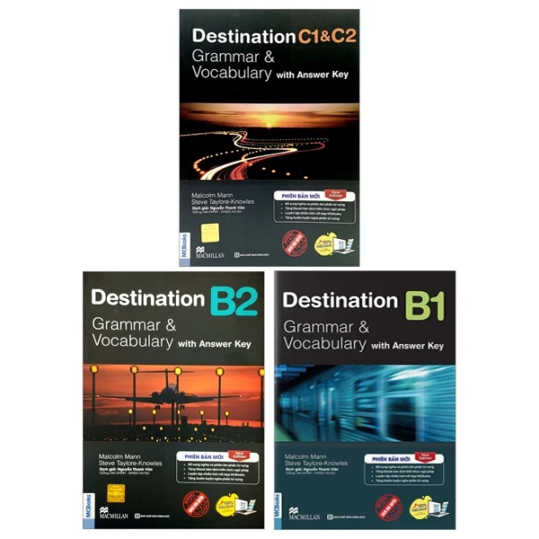 Destination - Grammar And Vocabulary with Answer Key - B1 + B2 + C1 And C2 (Bộ 3 Cuốn) - Malcome Mann, Steve Taylore-Knowles