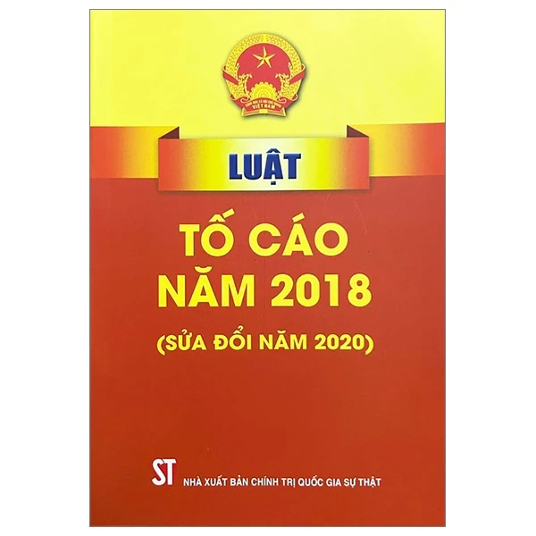 Luật Tố Cáo Năm 2018 (Sửa Đổi Năm 2020) - Quốc Hội