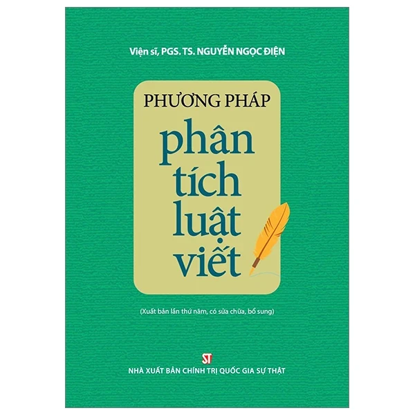 Phương Pháp Phân Tích Luật Viết - Viện Sĩ, PGS. TS. Nguyễn Ngọc Điện