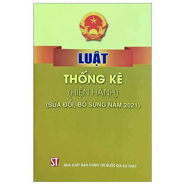 Luật Thống Kê (Hiện Hành) (Sửa Đổi, Bổ Sung Năm 2021) - Quốc Hội