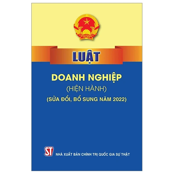 Luật Doanh Nghiệp (Hiện Hành) (Sửa Đổi, Bổ Sung Năm 2022) - Quốc Hội