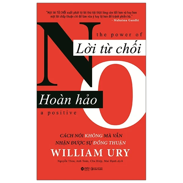 Lời Từ Chối Hoàn Hảo - Willam Ury