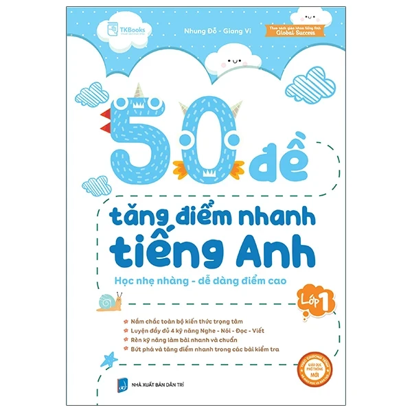 50 Đề Tăng Điểm Nhanh Tiếng Anh Lớp 1 - Đỗ Nhung, Thanh Thanh