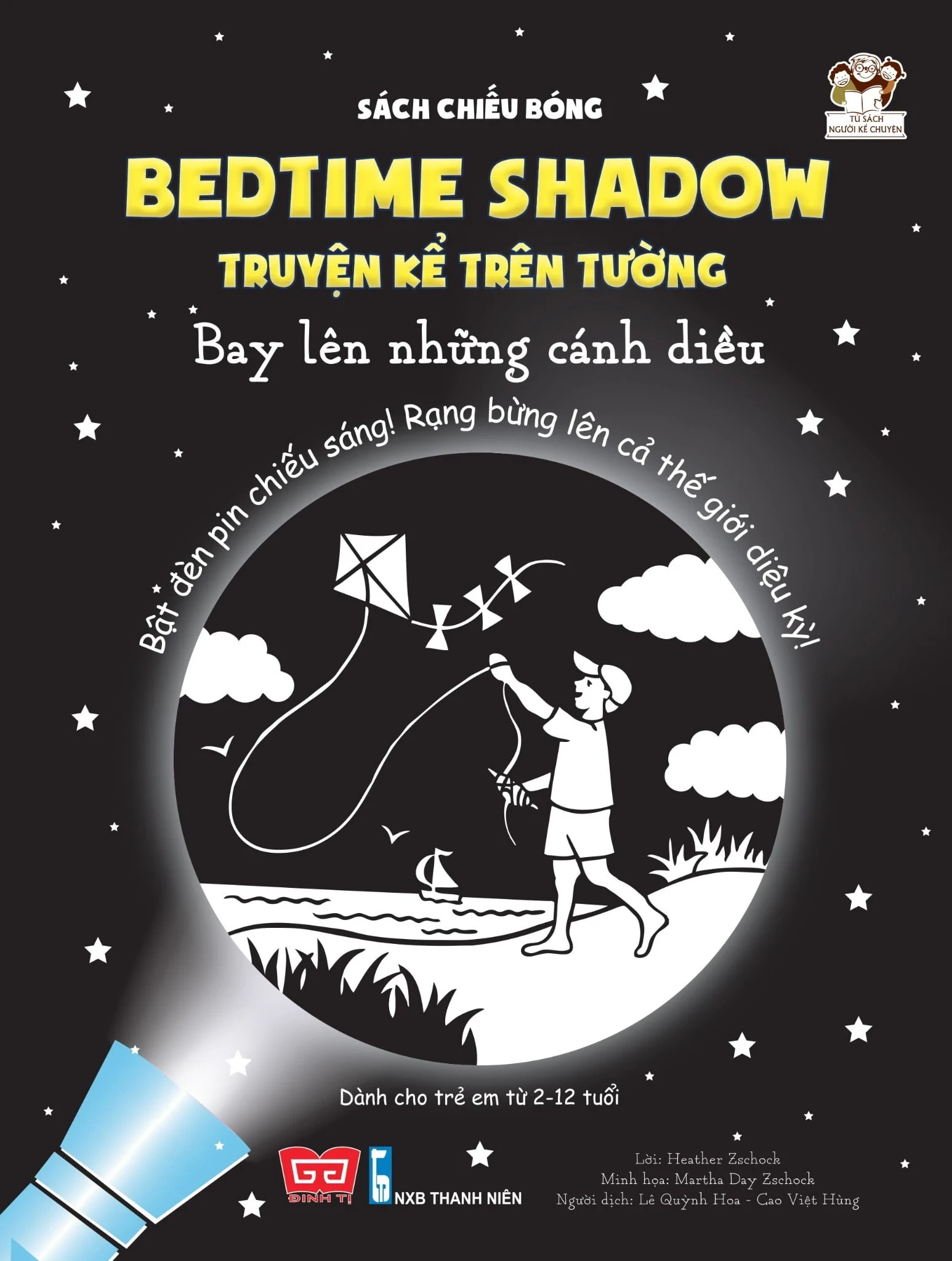 Sách Chiếu Bóng - Bedtime Shadow - Truyện Kể Trên Tường - Bay Lên Những Cánh Diều! - Barbara Paulding, Martha Day Zschock