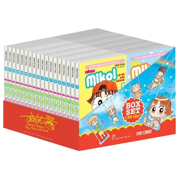 Boxset Nhóc Miko! Cô Bé Nhí Nhảnh (Bộ 36 Tập) - ONO Eriko