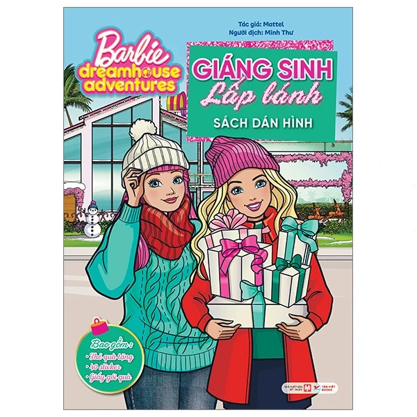 Barbie Dreamhouse Adventures - Giáng Sinh Lấp Lánh - Sách Dán Hình - Mattel