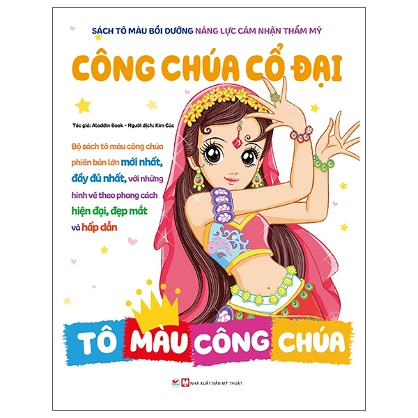 Tô Màu Công Chúa - Công Chúa Cổ Đại - Aladdin Book