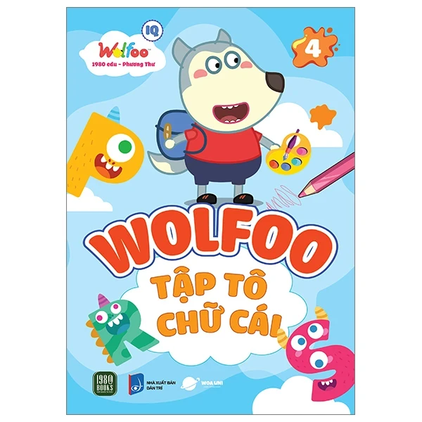 Wolfoo IQ - Wolfoo Tập Tô Chữ Cái - Tập 4 - 1980Edu, Phương Thư