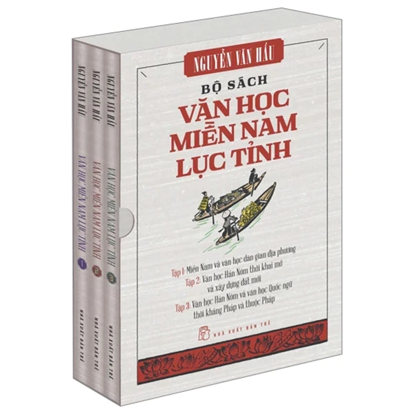 Box Set Văn Học Miền Nam Lục Tỉnh - Tập 1-3 (Hộp 3 Cuốn) - Nguyễn Văn Hầu